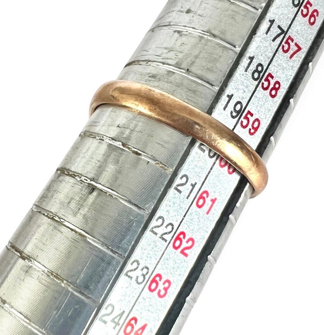 Vintage Yellow Gold Shield Signet Ring 3.04g Engravable Unisex Size S